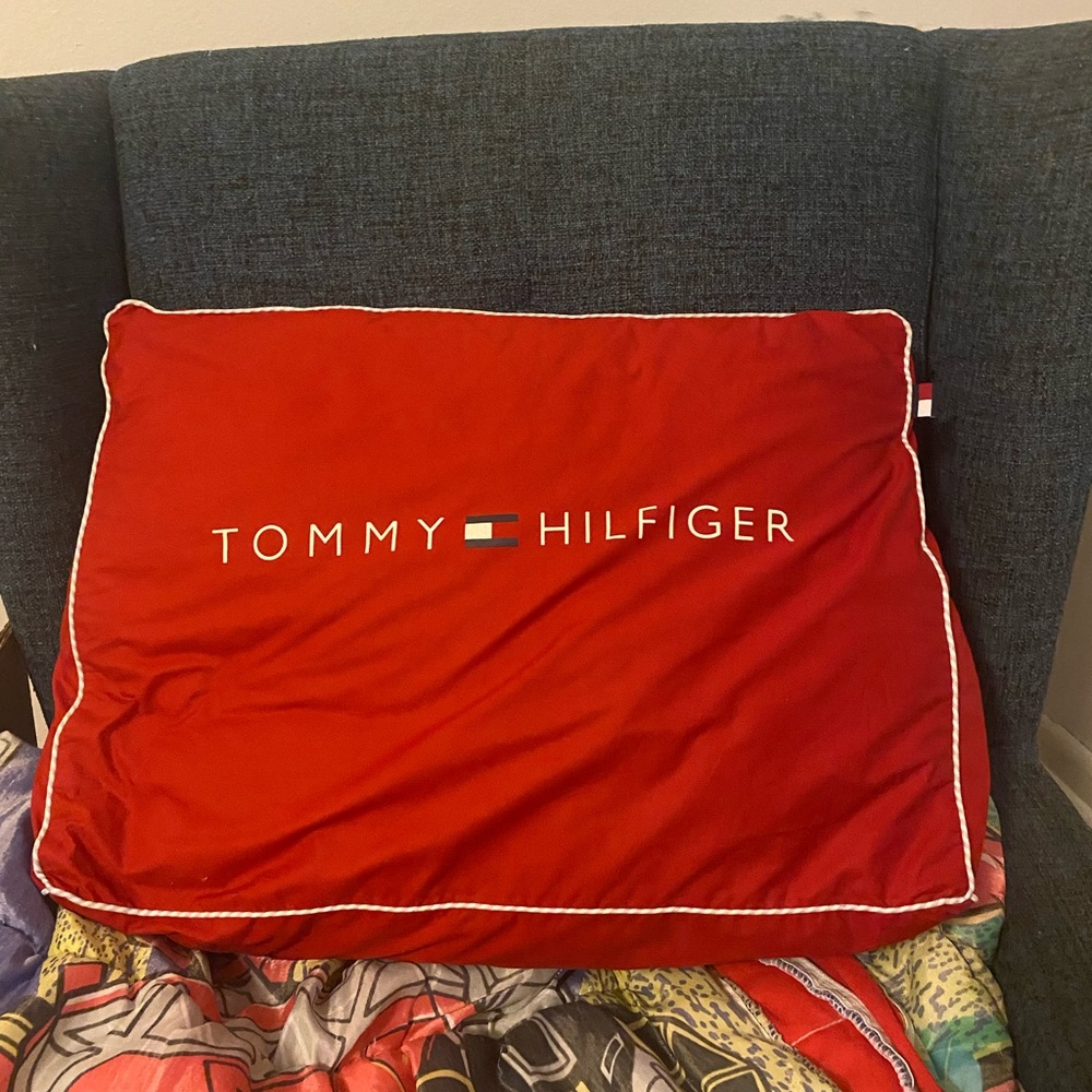 Tommy Hilfiger Red pillow with Logo